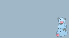 League of Legends minimalistic poro Stacked
