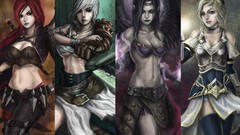 League of Legends riven morgana Katarina the Sinister Blade Lux