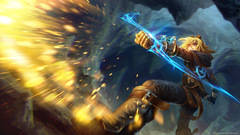 League of Legends video games Ezreal fantasy art PC gaming