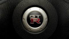 Leather cars GTR races logos