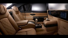 Leather cars Maybach Zeppelin luxury car interiors Maybach 