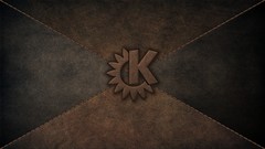 Leather Computers logos kde softwares
