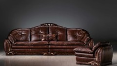 Leather couch