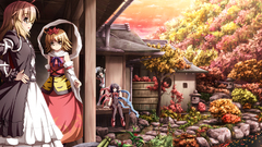 Leaves anime girls flower petals touhou murasa minamitsu houjuu 