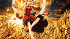 Leaves clouds corn dress hats vegetables goddess tomatoes crops 
