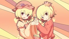 Leaves dress grapes hats goddess red eyes red dress fruits 