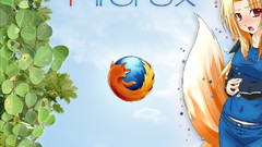 Leaves firefox logos anime