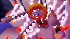 Leaves goddess Ropes anime girls short hair touhou yasaka 