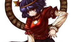 Leaves goddess Ropes anime girls touhou yasaka kanako hair 