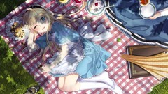 Leaves grass Books dress Umbrellas cookies socks cakes blondes 