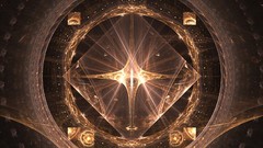 Leaves nature purple abstract digital art