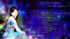 Leaves nature purple woman abstract digital art fantasy art 