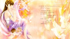 Leaves nature purple woman abstract digital art fantasy art 