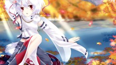 Leaves nature Trees water Mountains dress hats wet white hair 