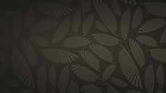 Leaves patterns brown background