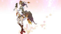 Leaves Photoshop wings feathers Anime brown fans masks anime 