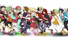 Leaves silver game Anime crystals nintendo hats Pikachu red 