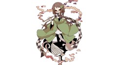 Leaves smoke glasses dress white background socks bracelets 