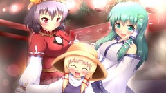 Leaves snakes hats goddess red eyes Ribbons Ropes lanterns 