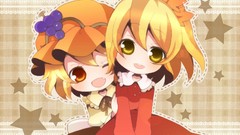 Leaves Stars dress grapes hats fangs red eyes red dress fruits 