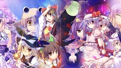 Leaves Stars moon wings dress Umbrellas hats white hair red 