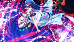 Leaves weapons power dress hats peaches red eyes Swords fruits 