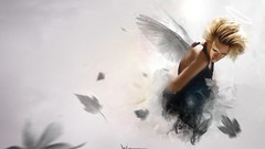 Leaves wings fantasy art