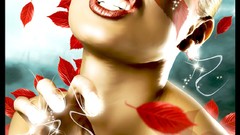 Leaves woman paintings Fury Photo manipulation digital art