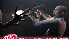 Left dead Dr. pepper