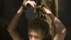Legend of the Seeker bondage cuffs arms raised chained Tania 