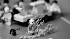 Lego grayscale monochrome burniningmonk