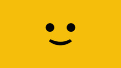Lego Minimalism smiley yellow background yellow Toys