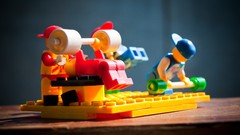 Legos barbells Bench press Deadlift