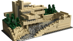 Legos Frank Lloyd Wright falling water
