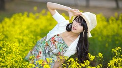 Legs asians models black hair Korean Im Soo Yeon