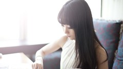 Legs asians models black hair Korean Im Soo Yeon