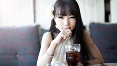 Legs asians models black hair Korean Im Soo Yeon