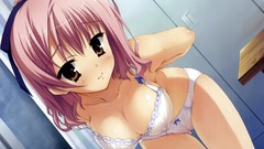 Legs cleavage brown eyes