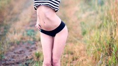 Legs woman panties redheads