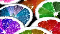 Lemons limes multicolor