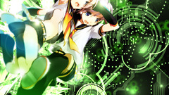 Len detached sleeves Anime