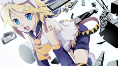 Len detached sleeves Anime