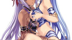 Lesbians blue eyes panties