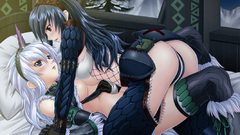 Lesbians yuri Monster Hunter