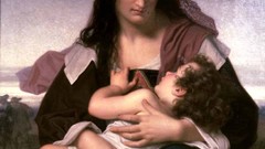 Letter paintings scarlet artwork portraits Hugues Merle