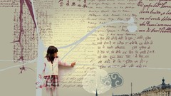 Letters clouds text Japanese