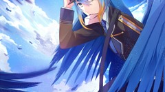 Letters wings Anime tie anime girls hatsune miku vocaloid 