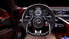 Lexus hybrid concept art dashboards Coupé