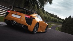 Lexus lfa orange cars Nürburgring