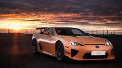 Lexus lfa orange cars Nürburgring